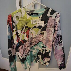Desigual sweater with tags from Italy